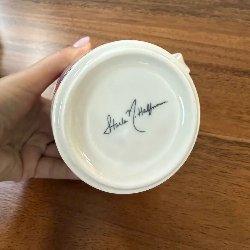 Anthropologie Starla Halfmann Petal Floral Palette C Mug
